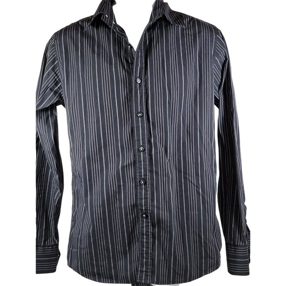 Red Level Nine Shirts Red Level Nine Black Dress Shirt Mens Size